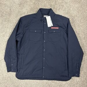 KUIU Base Camp Insulated Snap Shirt Mens 3XL Pearl Snap Navy Blue New with Tags